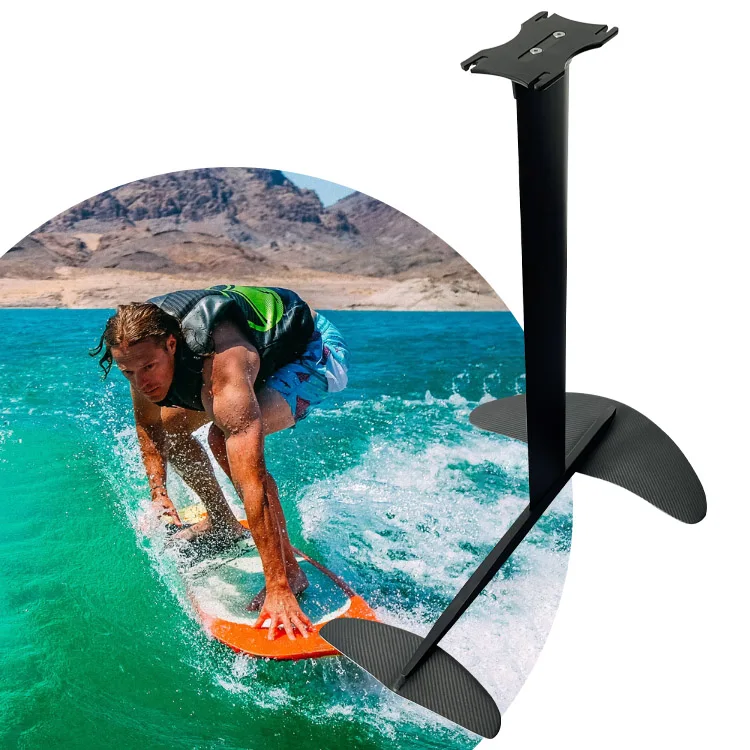 Ultralight Carbon Fiber Hydrofoil Surfing Integrated Mast Base General