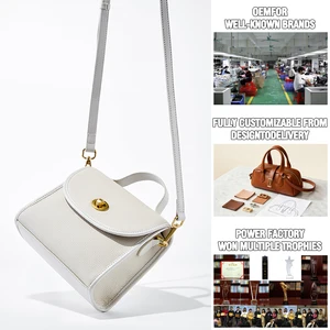 Women's Custom High Quality Genuine Leather Waterproof Lightweight Square Shape Crossbody Bags Designer Luxury Travel