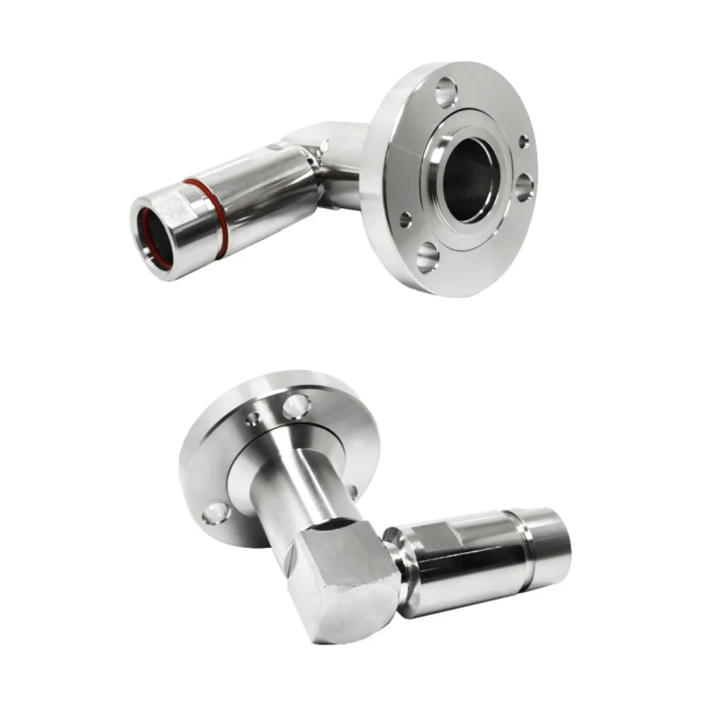 RF Electrical 7/8'' EIA Flange Right Angle IF45RF Coaxial Connector for 1/2'' Foam Feeder Cable