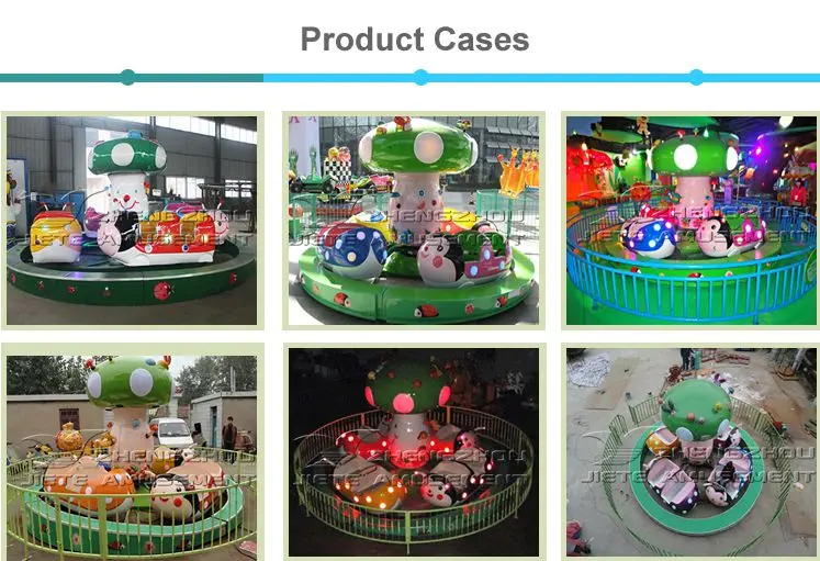 Thrilling Funny Kids Theme Park Customized Other Amusement Park Rides Ladybug Paradise Turntable Ride For Sale
