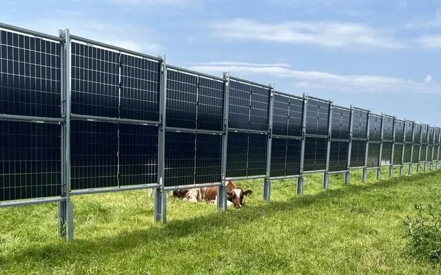 Sunlink Vertical Stand Ground Mount Solar Racking Fence Efficient Solar ...