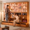 Cherry wood with accessories