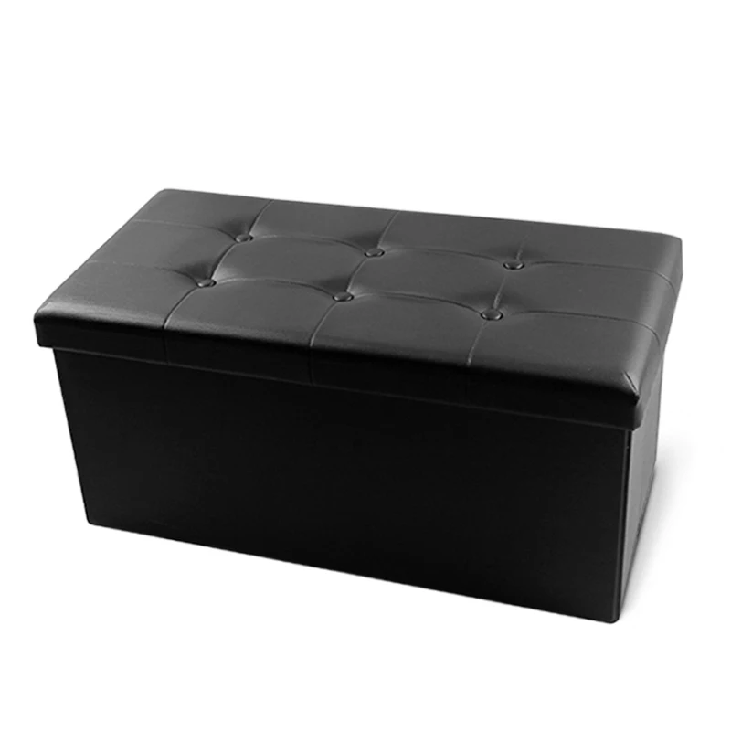 Hstex High Quality Hot Sale Storage Ottoman Folding Storage Ottoman Storage Box Bench