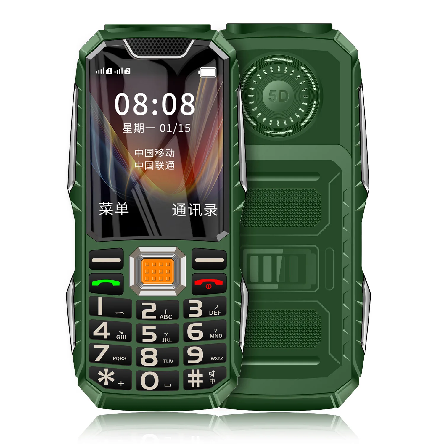 High Quality 2.4 Inch Gsm Unlocked Cellphone With Big Keypad Big