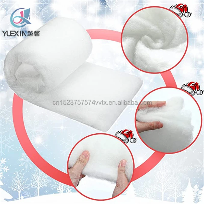Snow Cover Blanket Roll 100 Polyester Soft Christmas Decoration