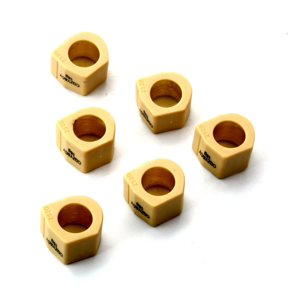 6PC Racing XCiting400 Quality Roller Weights 25x20mm for XCiting I ABS 400cc Scooter Engine Parts 22121LKF5305