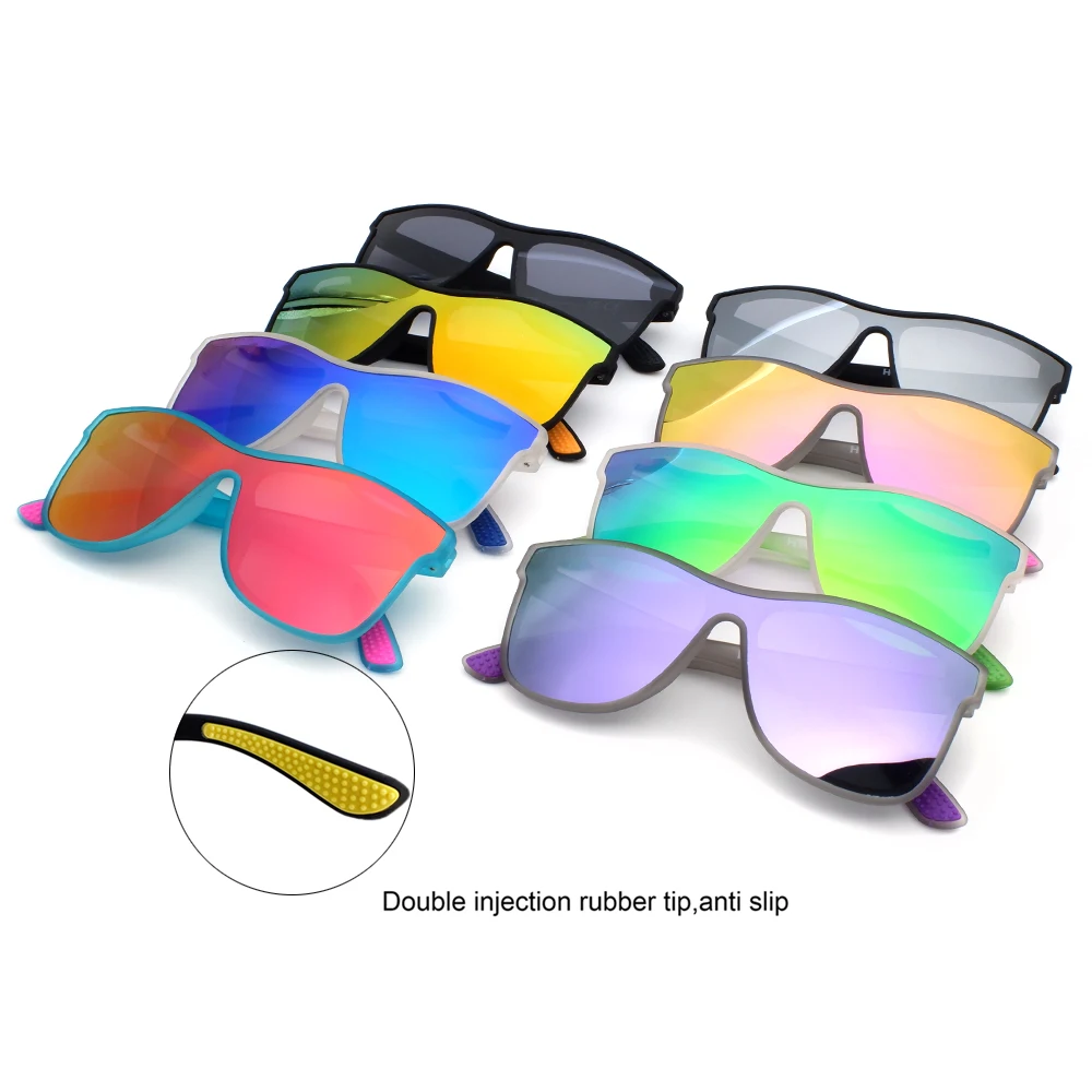 High Quality Fashion One-pieces Polarized Designers Glasses Woman Supplier Sunglass Logo Custom
