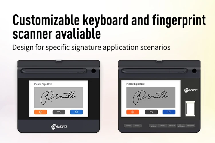 Sign pad for bank office hospital 5 inch OEM electronic digital signing pads