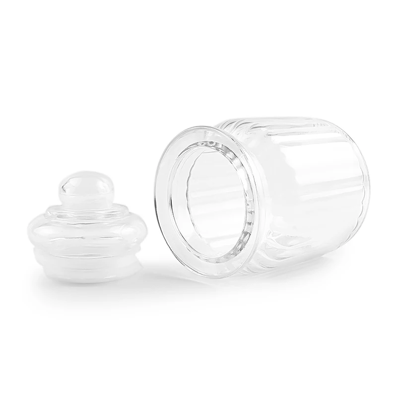 Food Storage Small Glass Jar With Airtight Glass Lid Airtight Glass Storage Container for Food