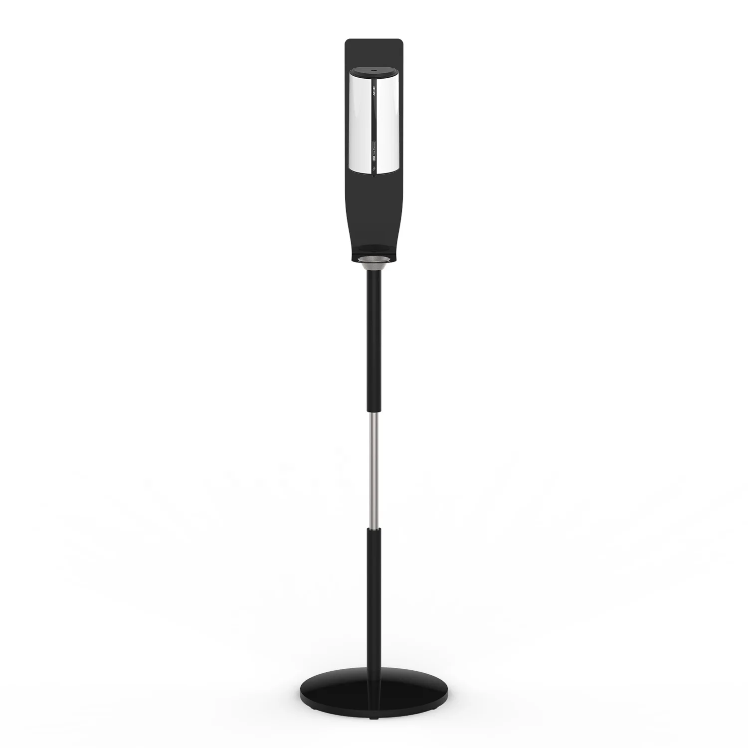 AK12ZJE Universal Removable Height Adjustable Soap Dispenser Holder Metal Floor Stand for Soap Dispenser
