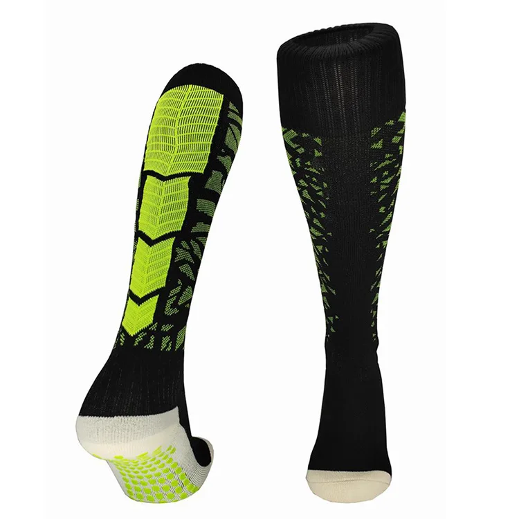 Custom Made Bottom Compression Socks Athletic Anti-slip Grip Football ...