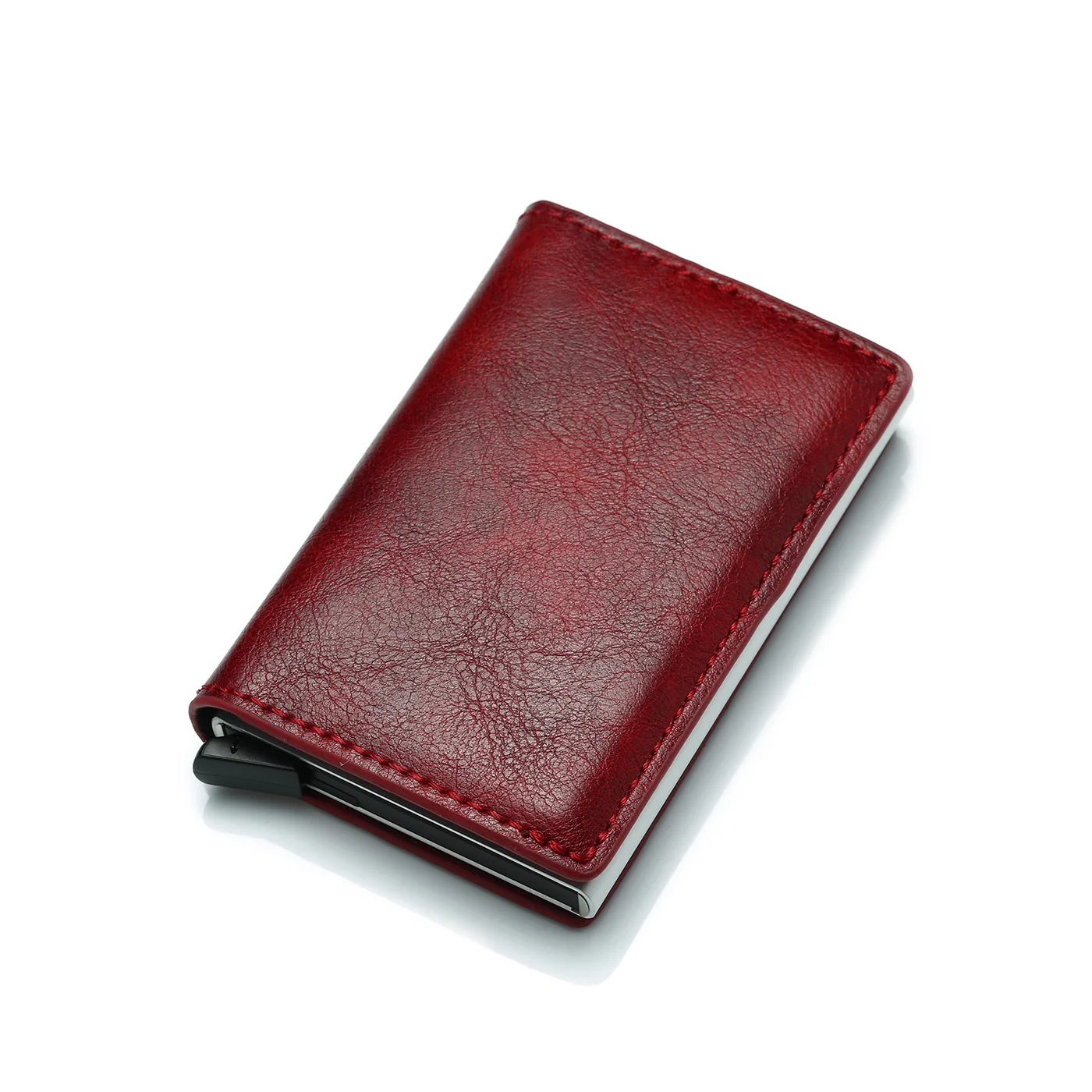 BULLCAPTAIN Portafoglio Bifold Da Uomo In Vera Pelle Con Blocco RFID