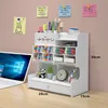 8-compartment pen holder