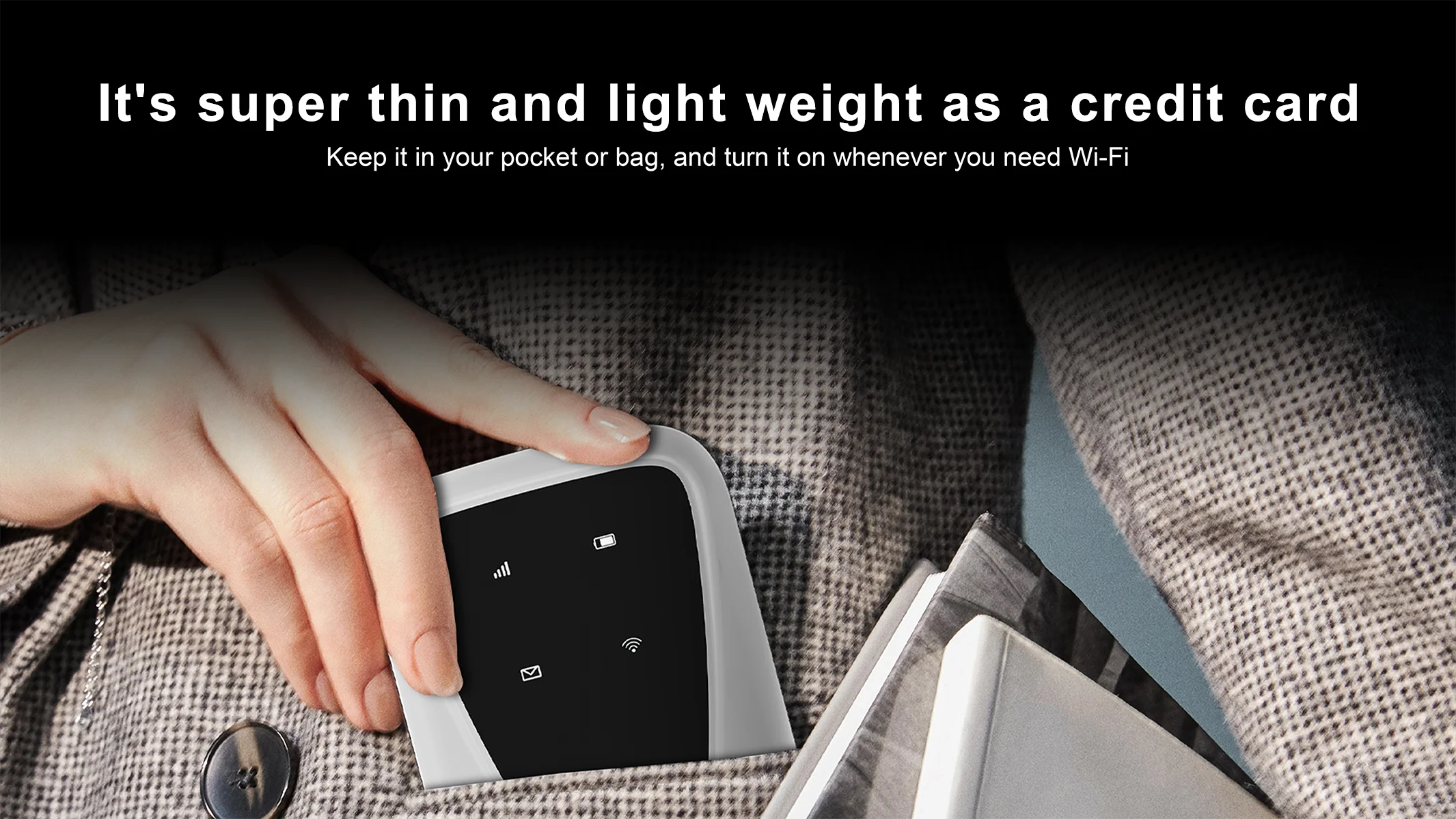 Universal 4G LTE Portable WiFi Router - Mobile Hotspot with 150 Mbps ...