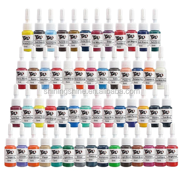 High Quality 54 Colors Professional Tattoo Pigment Tattoo Ink  China Tattoo  Inks Tattoo Supplies and Tattoo Ink Prices price  MadeinChinacom