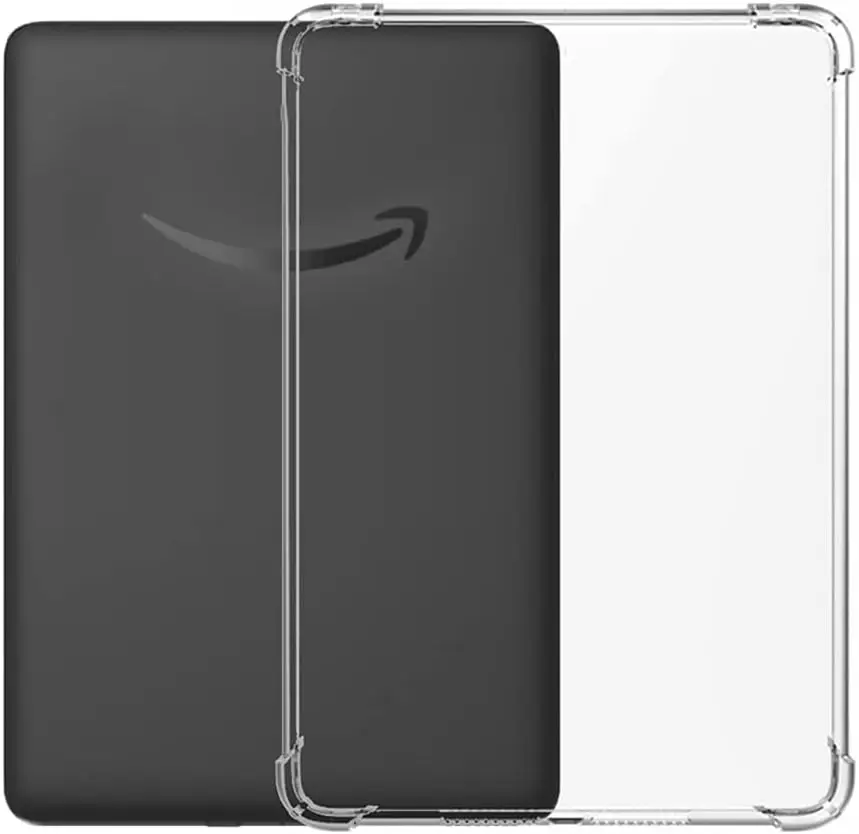 Casse pour Kindle colorsoft éditeur sorti en 2024 transparent anti jaune anti choc couvertures de protection contre les chocs les coins de pare-chocs doux tpu