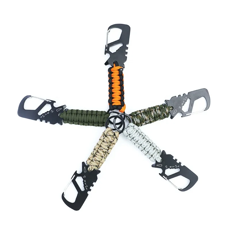 Stainless Steel Carabiner Paracord Clip - Cute & Durable