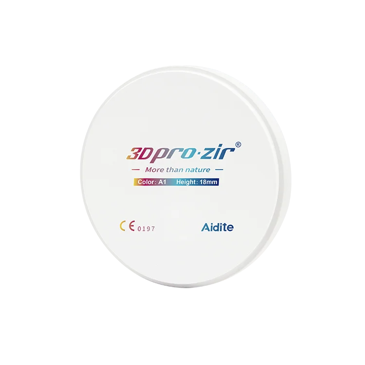 
Производство Aidite для стоматологических камер Cad Cam Супер Прозрачность Cad Cam циркониевые блоки 