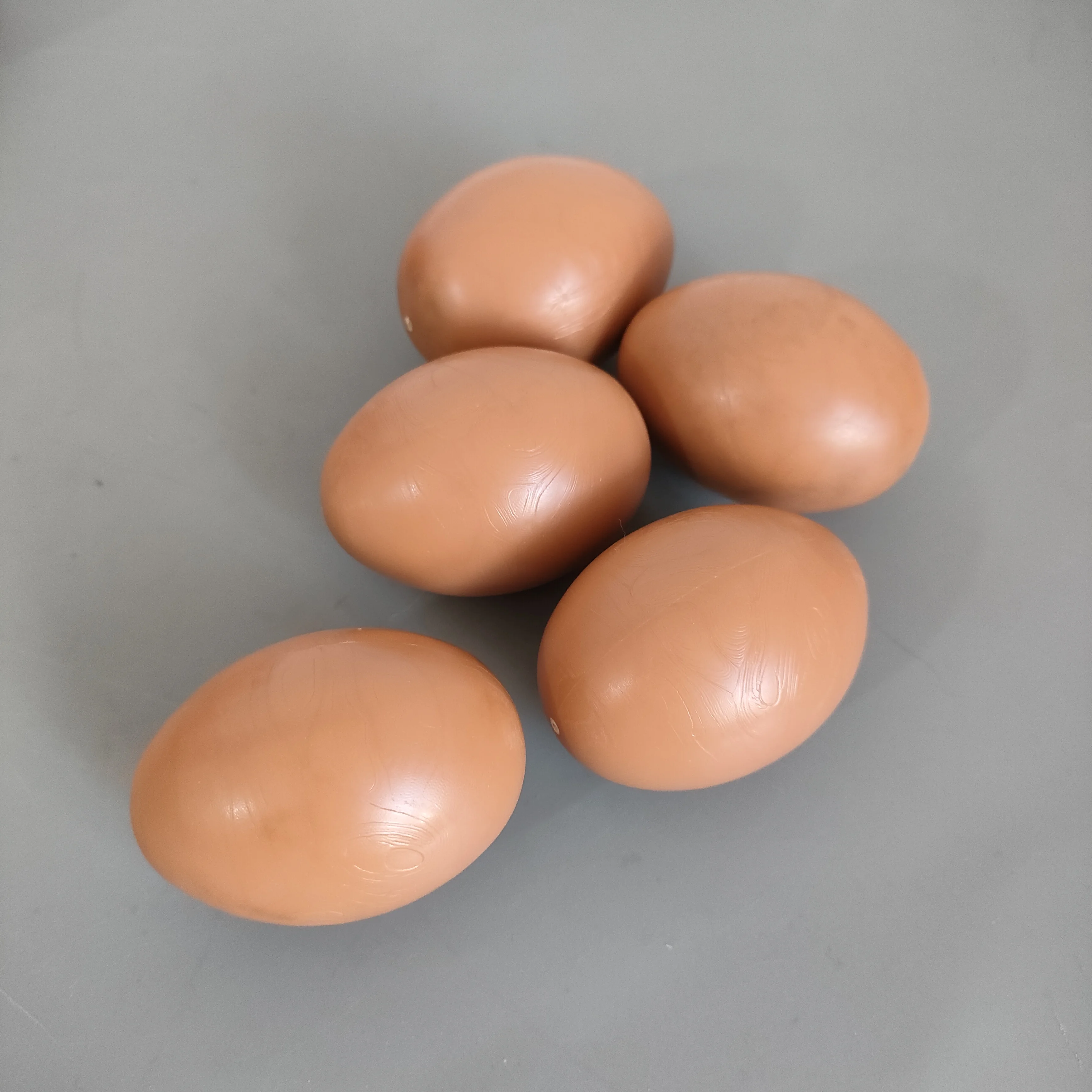 Chicken Coop Accessories Faux Fakes Eggs Chicken Toy Easter Plastic