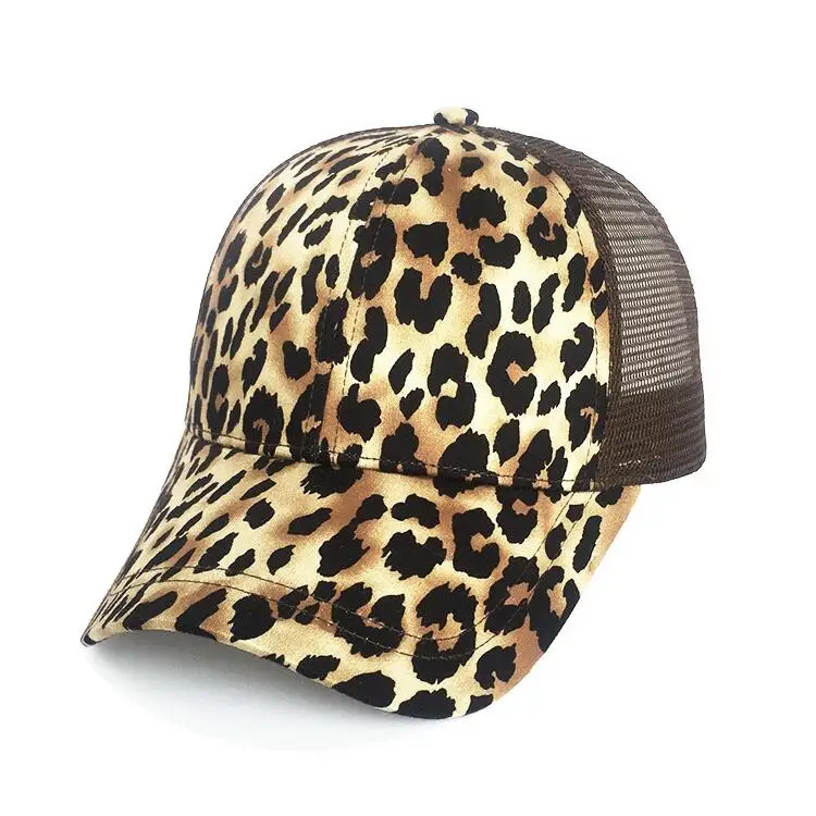 2024 Spring Summer Outdoor Sun Protection Female Fashion Curved High Ponytail Baseball Cap Cute Baby Blue Sport Hat for Women