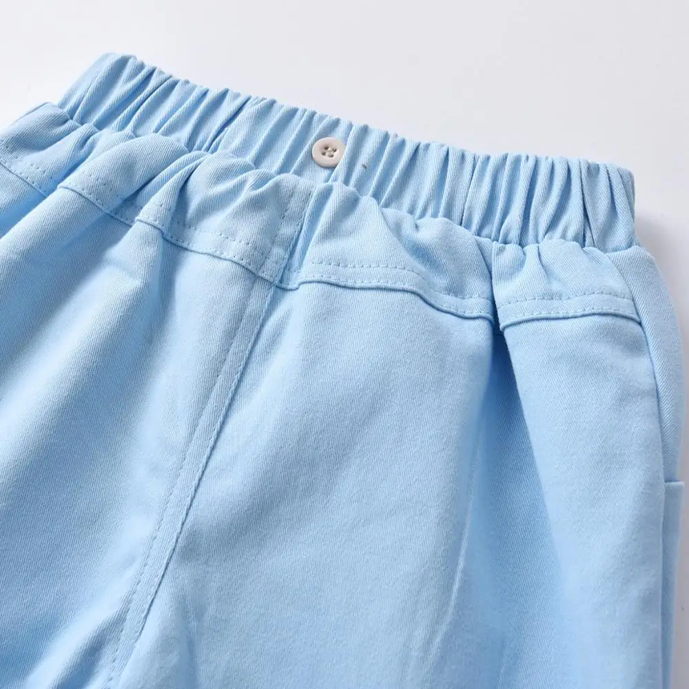 Модные стильные детские повседневные брюки джентльменские подтяжки Детские хлопковые для