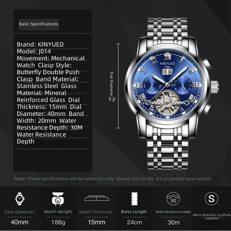 Chronograph Automatic Men's Watch OM-254695