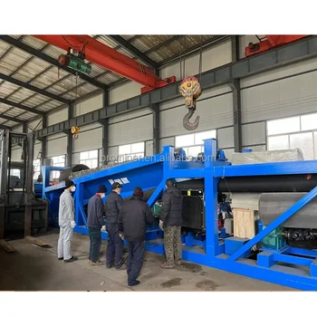 High Recovery rate equipment with alluvial gold carpet,gold trommel screen,skid type Alluvial gold processing cart