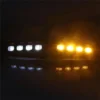 DRL blanco + señal de giro ámbar