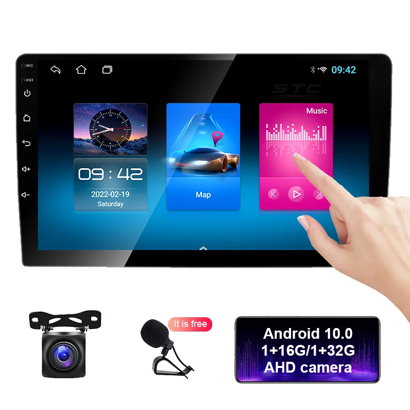 STC Universal  9" 10" Android Autoradio Navigation GPS WIFI BT FM Car Radio for A3 Android Navigation Touch Screen