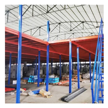 Wholesale Warehouse Shelves Platform Mezzanine Floor Prefab Modular Industrial Heavy Duty Racking Supported Warehouse Mezzanine