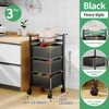3 Tier black square basket