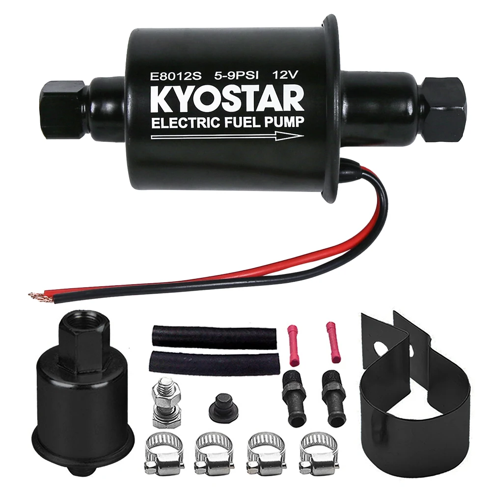 Kyostar 12V Universal Micro Electric Fuel Pump Low Pressure 5-9 Psi Engine For Car Made Of