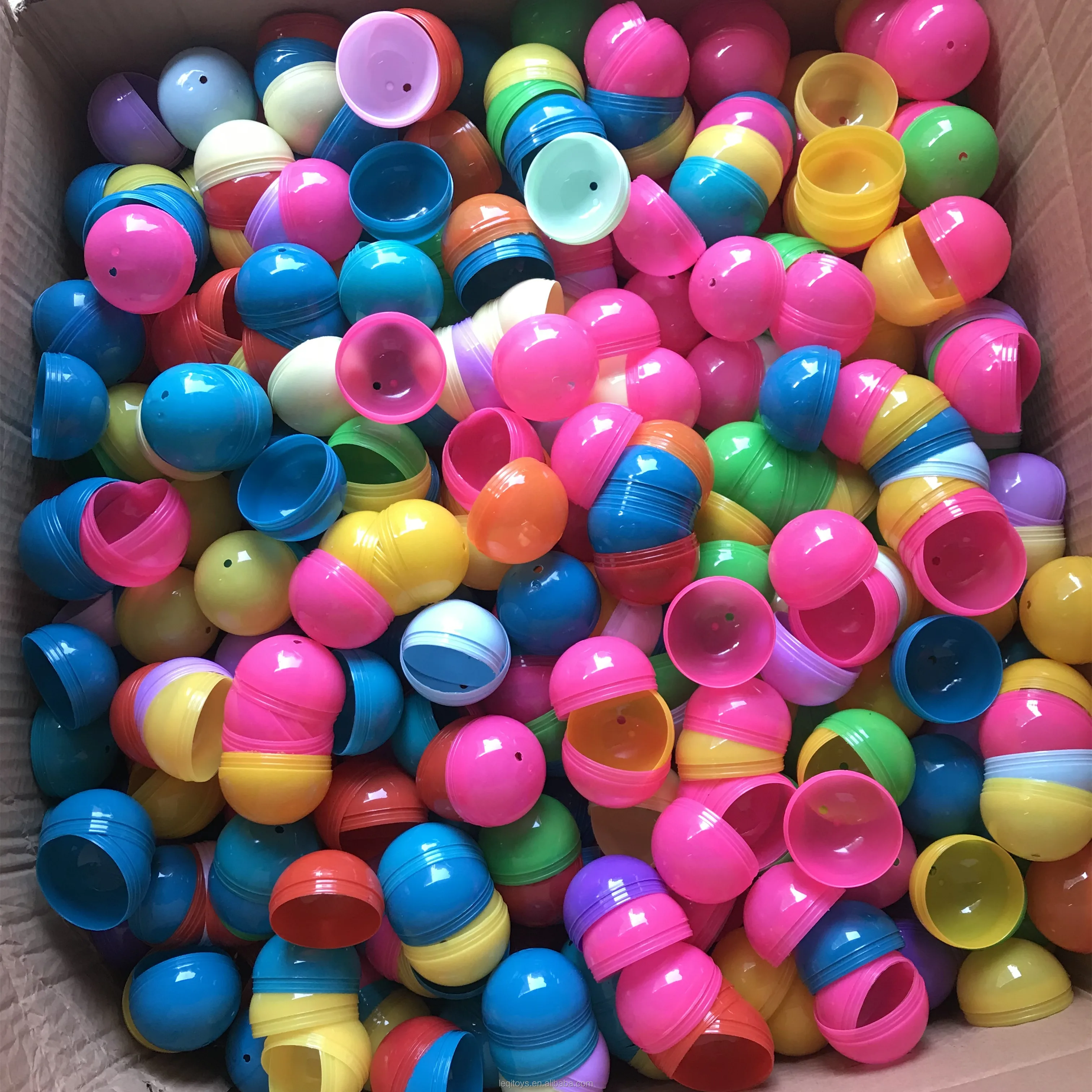 50mm Diameter Colorful Pp Plastic Balls Cheap Empty Capsule Balls For