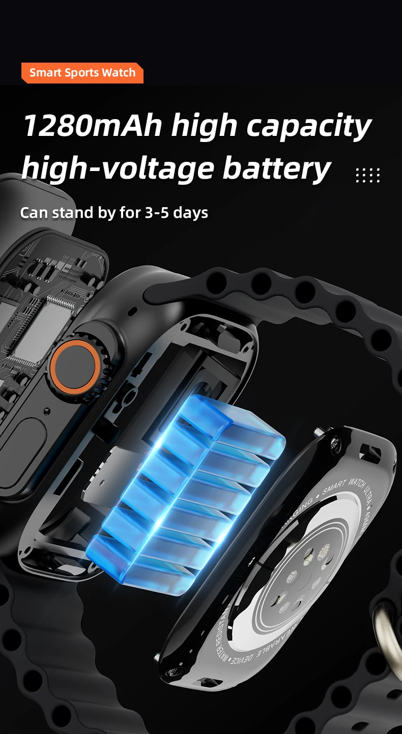 2023 mode plein écran Smartwatch CDS9 appareils Ultra portables Android 8.1 étanche intelligent numérique montres intelligentes