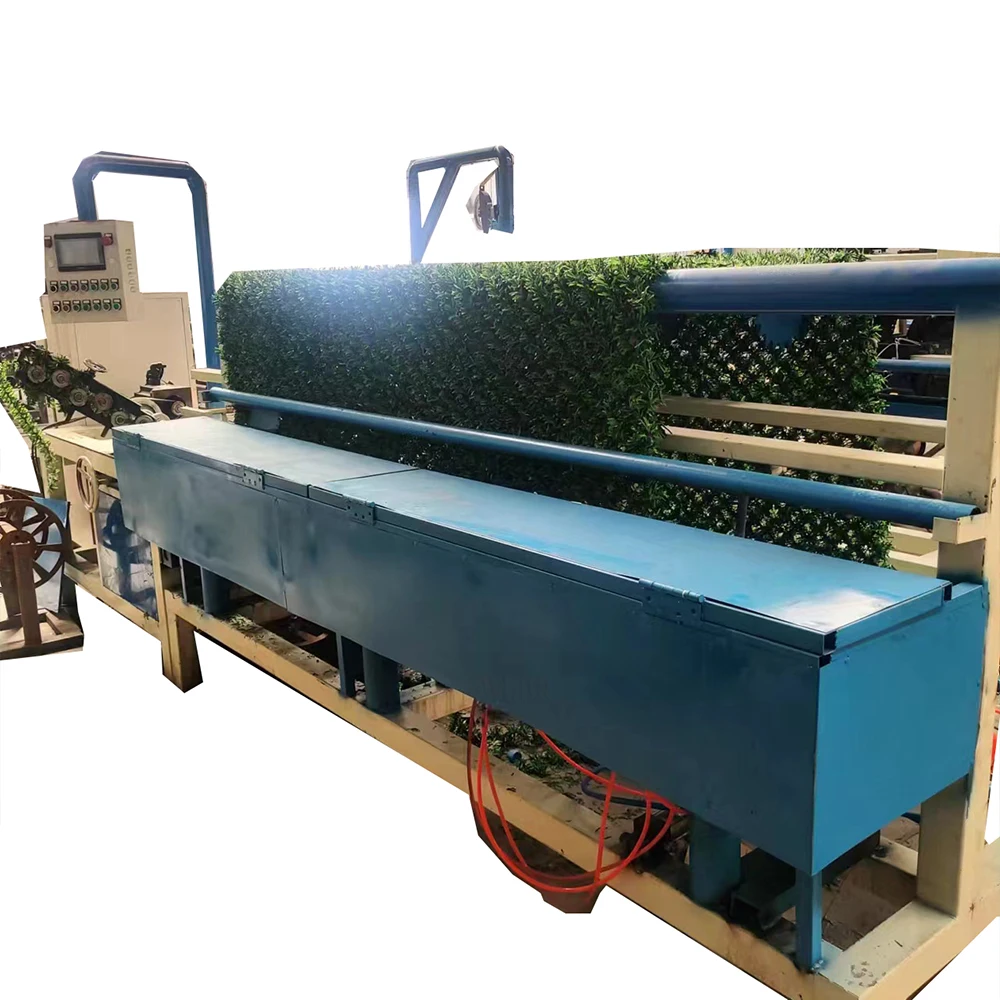 High Speed Fully Automatic Grass Wire Fence Weaving Machine Grass Chain Link Fence Knitting Machine