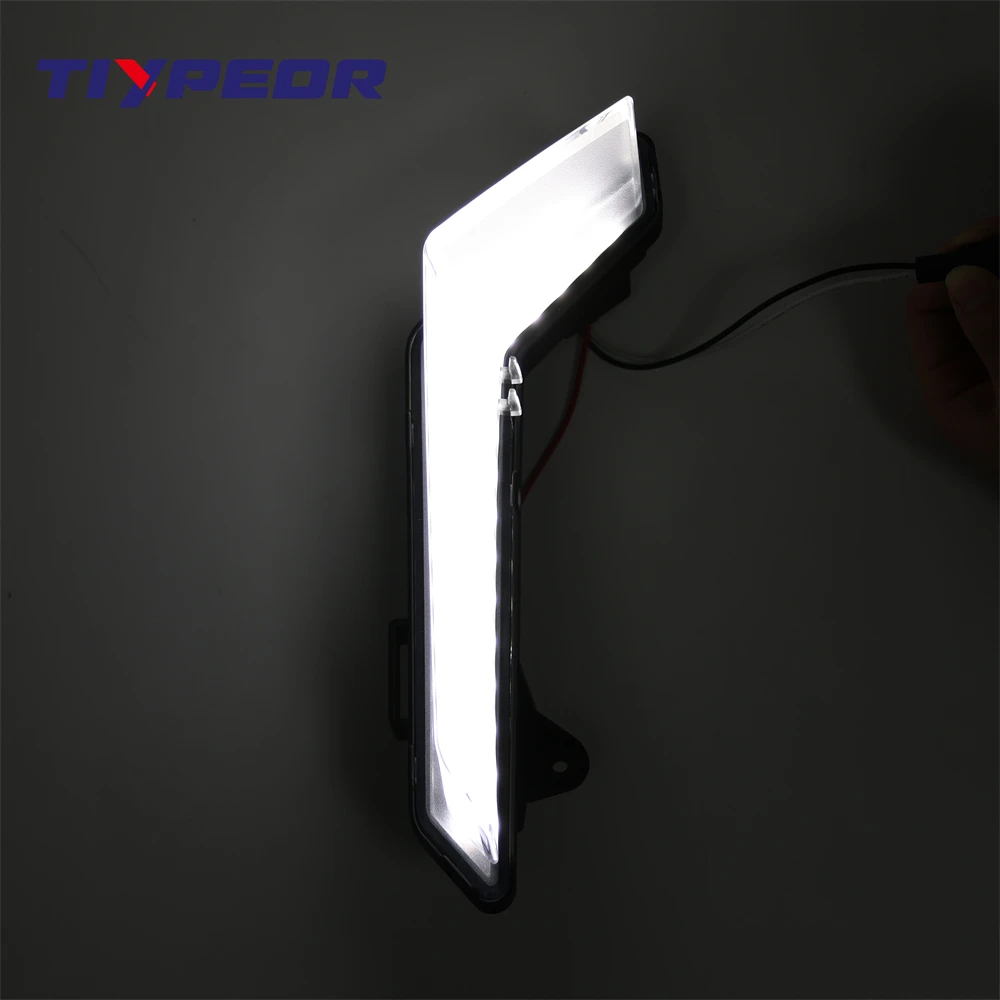 TIYPEOR for ATV UTV Flowing LED Turn Signal Light DRL Front Headlight for Defender 2020+ Defender MAX 2020+Commander 2021 details