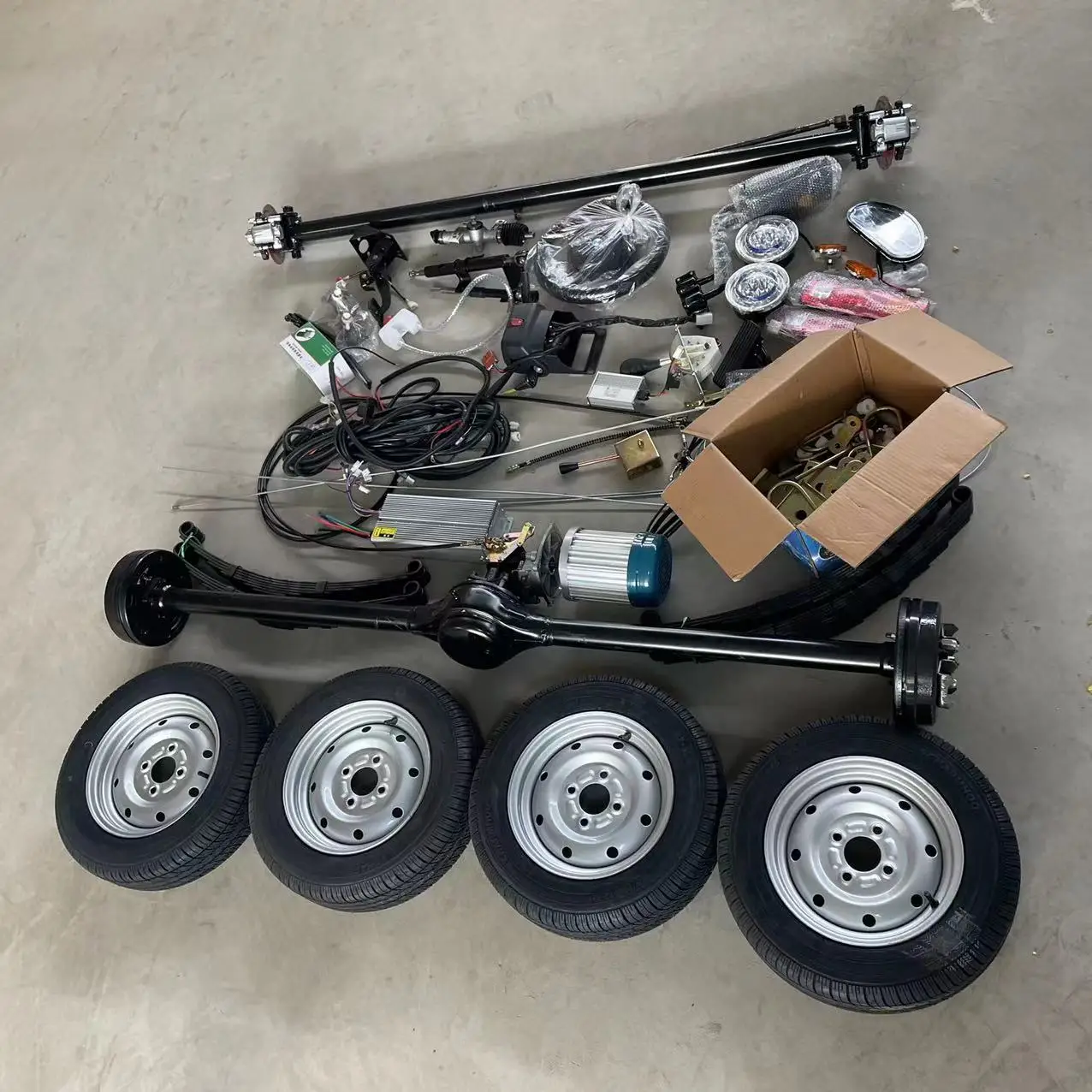 New Hydraulic Valve Electric Joystick Tow Three Wheel Crawler Riding