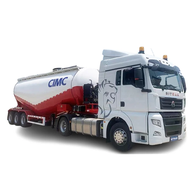 Factory Price Brand new 45 M3 bulk cement tank tanker truck semi trailer for sale