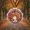 10k turkey trot fun run medals
