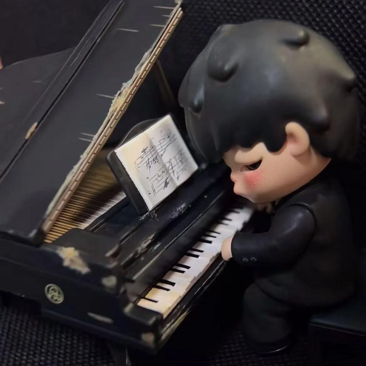 未開封】Popmart Hirono The Pianist 3個 Hirono Pianist Figure