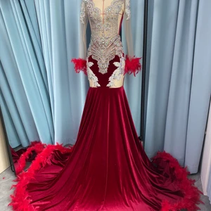 Birthday Dresses Women Luxury Fabric Options Above Knee Dress Court Blue Royal Civil France Wedding Evening Dress Suit Set for