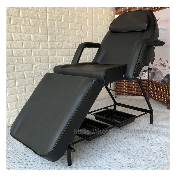 Modern Reclining Beauty Massage Chair Foldable Bed For Body Treatment Eyelash Grafting Salon