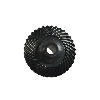 CNC Machined Steel Black Heavy Duty Helical Spiral Gear