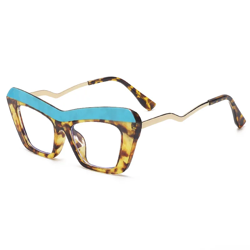 Small Rectangle  Shape Eyewear Blue Blocking Eyeglasses TR90