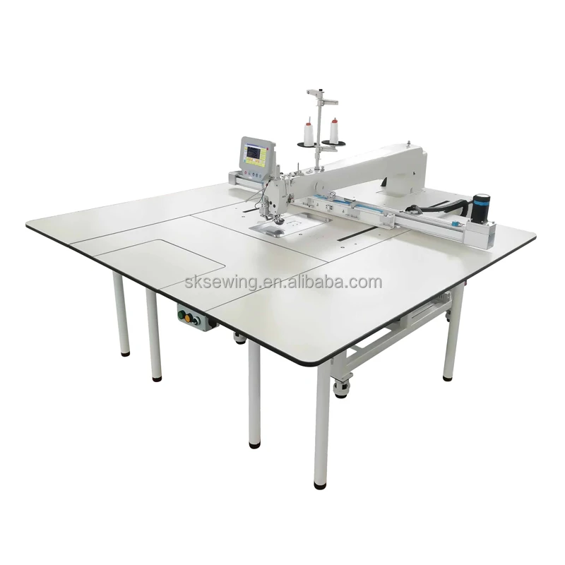 Full Automatic Down Jacket Computer Programmable Template Sewing Machine