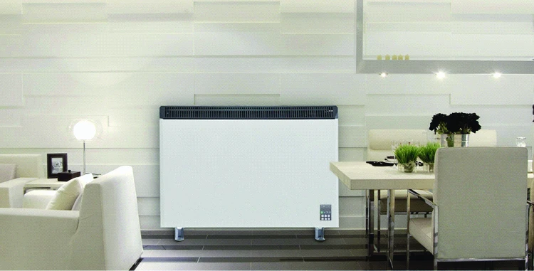 Ultra-thin Electric Convector Heater, Wall, 1600W, Metal - detail 6