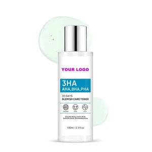 Soothing AHA+BHA+PHA Toner Centella Asiatica & Niacinamide Moisturizing Repair Face Toner for Sensitive Even Skin Tone