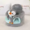 Pinguino grigio scuro ovale