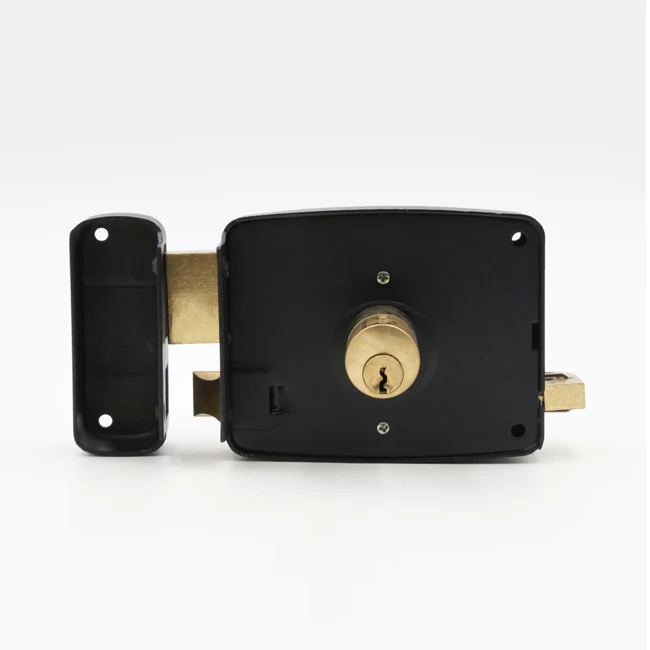 Free Example Rim Lock Brass Cylinder Brass Hook Interior Door Lock With Computer Keys Surface Finish Customized for Outdoor Use