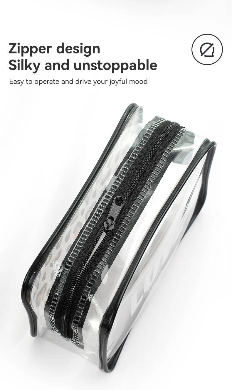 Portable PVC Cosmetic Bag Multifunctional Storage Bag Large Capacity Transparent Waterproof Cosmetic Wash Bag